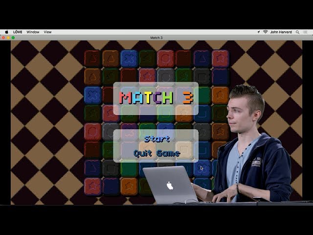 Match 3 - Lecture 3 - CS50's Introduction to Game Development 2018