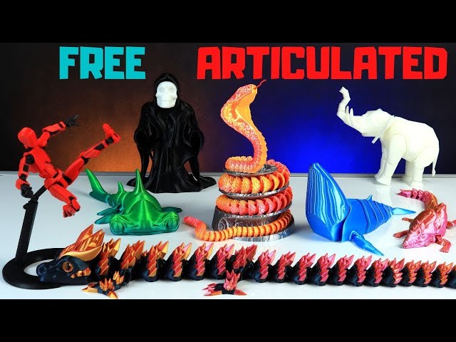 Top 12 FREE ARTICULATED 3D Prints