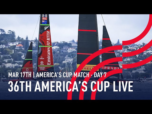 The 36th America’s Cup Presented by PRADA | 🔴 LIVE Day 7