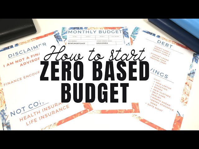 HOW TO CREATE A ZERO-BASED BUDGET | BUDGETING 101 | STARTING AND KEEPING A BUDGET | JORDAN BUDGETS