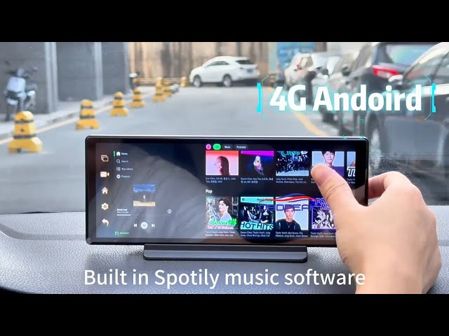 Dash Cam Rear View Mirror K50 4G+64G 10.26 4G Android 13 AI Screen