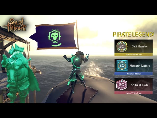 How I Reached Pirate Legend Fast *The Legendary Pirate Journey* In The Sea Of Thieves