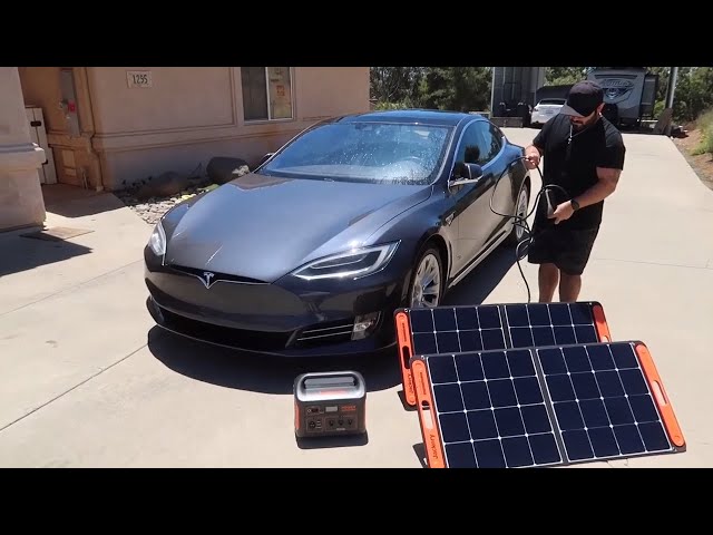 CAN THE JACKERY CHARGE A TESLA