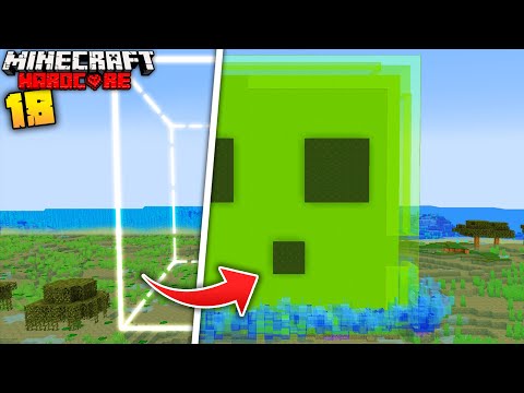 I Built a SLIME FACTORY in Minecraft Hardcore
