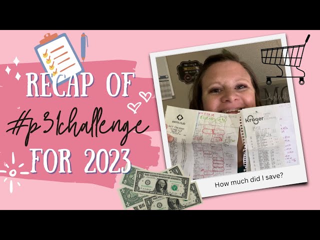 Let’s Recap Our #p31challenge For 2023! | How Much Did I Save?