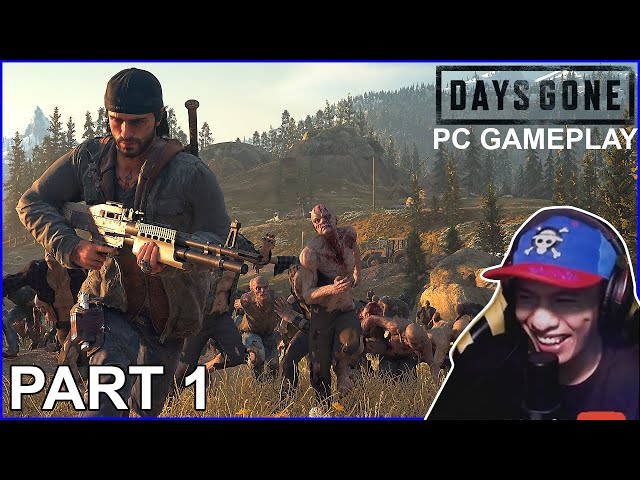 DAYS GONE PC Gameplay PART 1 (INTENSE ZOMBIE HORDE)