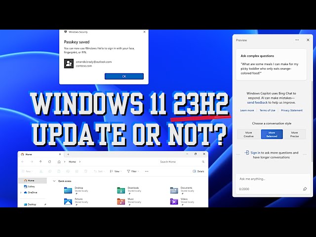 Windows 11 23H2  REVIEW + Worth it UPDATE?