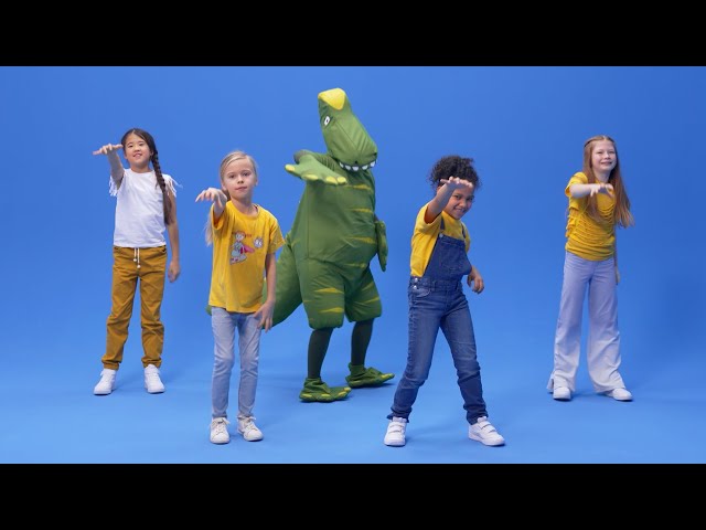 Lichterkinder  - Der kleine Dino (Offizielles Tanzvideo) | Kinderlied zum Tanzen und Bewegen