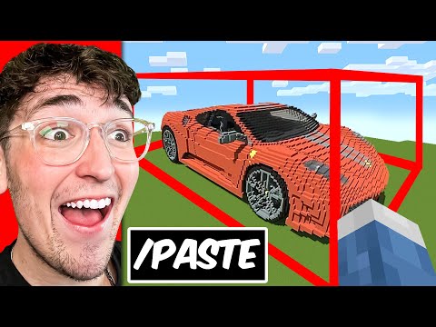 I Secretly Cheated using //paste in a Minecraft Building Competition