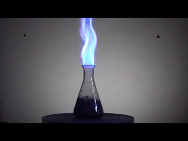 Chemistry experiment 46 - Flaming Flask