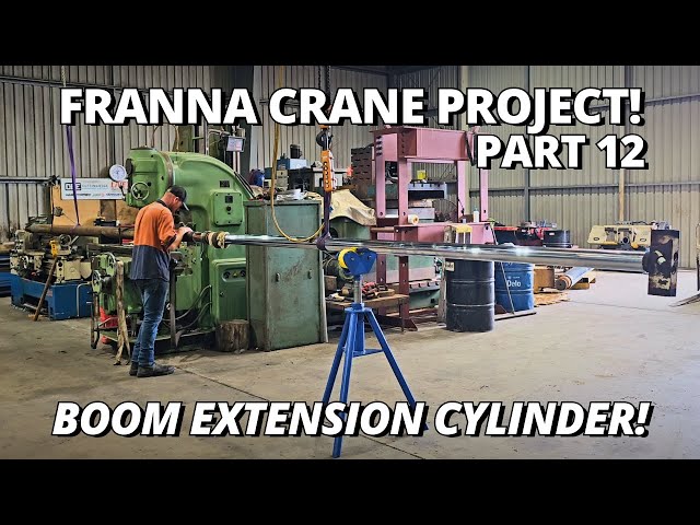 Boom Extension Cylinder Tear Down! | Franna Crane Project | Part 12