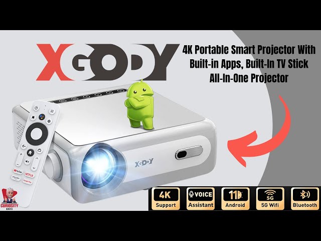 XGODY SAIL 1 SMART PROJECTOR REVIEW WITH REAL ANDROID 11 STICK BUILT IN!