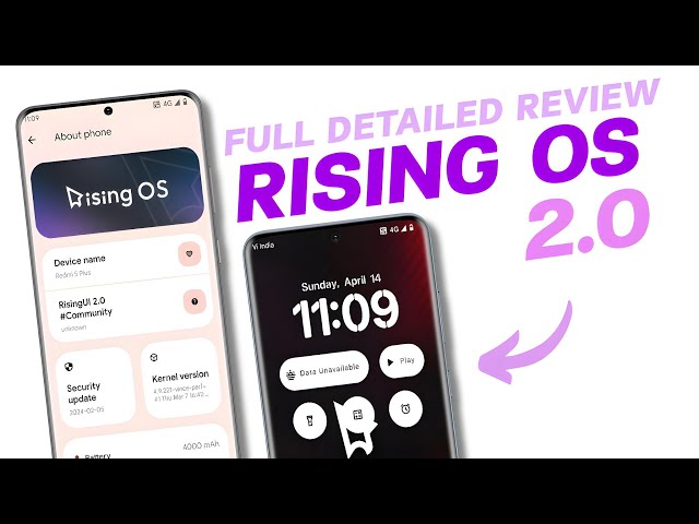 rising OS 2.0 : Best UI ? | Full Detailed Review | Android 14 | Custom ROM