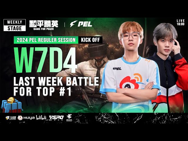 LIVE 2024 PEL SPRING WEEKLY STAGE WEEK 7 DAY 4 | GAME FOR PEACE | BATTLE FOR GLORY #1