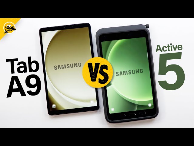 BEST SMALL SAMSUNG TABLET? - Galaxy Tab A9 vs Tab Active5