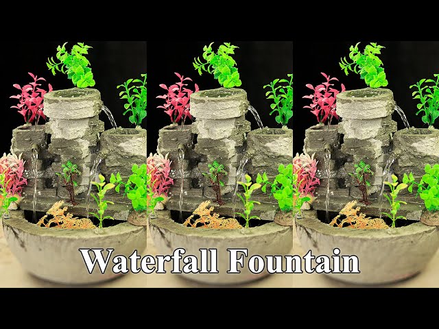 How to Change Styrofoam Into a Beautiful Waterfall Aquarium