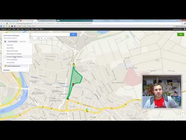 Google Map erstellen, Symbole + Bilder einfügen, Freigeben