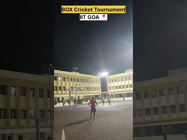 Box Cricket Tournament In IIT 🔥 #shorts  #viral #iit #iitgoa #iitvlogs #cricket #ipl #cricketlover