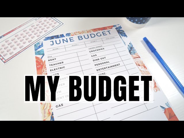 BUDGETING WITH INCREASING PRICES | JUNE BUDGET | $4500 INCOME | FULL TIME ETSY SHOP AND YOUTUBER