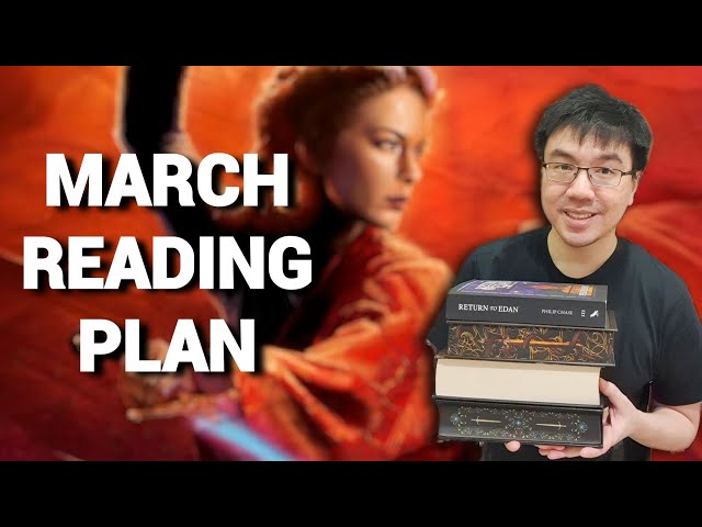 My March 2024 TBR! (Exciting Indie Fantasy, Osten Ard, Promising Debut, Rereading Favorite Series)
