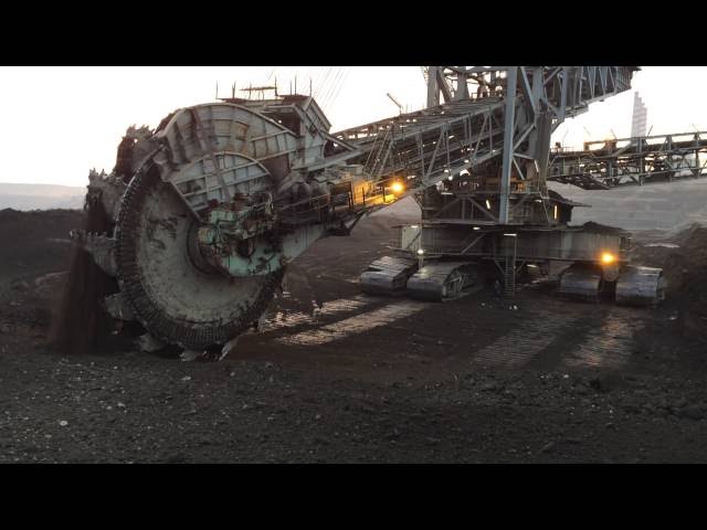 Huge Mining Excavator In Action part1