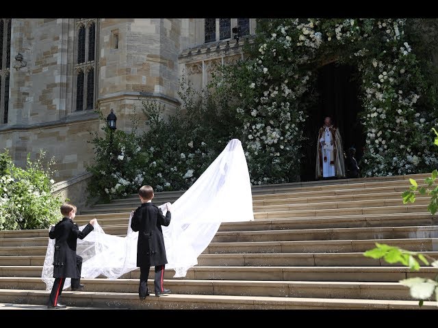 The Royal Wedding: The Bride arrives at St George's Chapel
