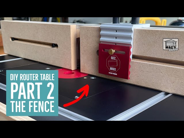 DIY Router table part 2 - the fence