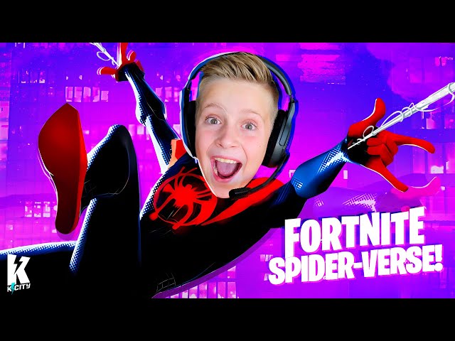 Spider-Verse Challenge in Fortnite! (Web Shooters are Back) K-CITY GAMING