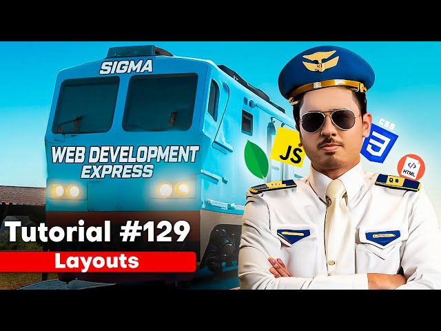 Layouts in Next.js | Sigma Web Development Course - Tutorial #129
