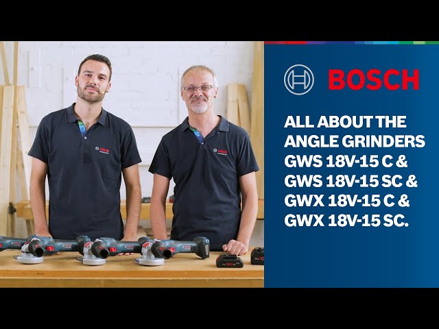 All about the Bosch Professional GWS & GWX BITURBO Brushless angle grinders