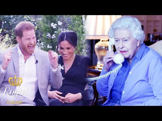 The Queen is about to personally phone Harry & Meghan | Royal Insider