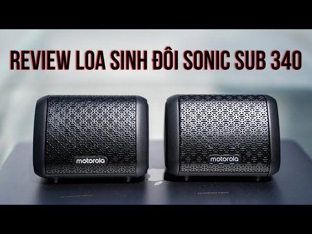 Sonic Sub 340 review: Loa Motorola mua 1 được tận 2, âm lượng lớn, pin trâu