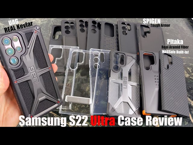 Samsung S22 Ultra Case Review : Spigen, UAG & Pitaka got you Protected!