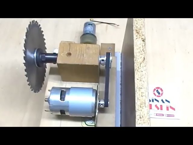Table Saw - (Old video 1 Part) - Tezgah testere yapımı - Tek parça
