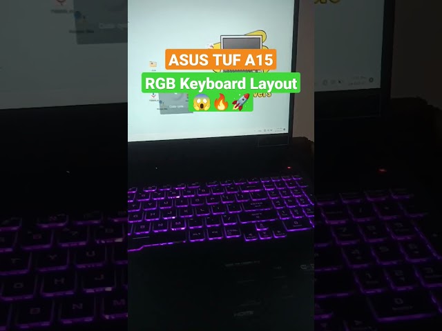 RGB Keyboard Layout Asus TUF A15 2021 AMD Ryzen 7 #laptops