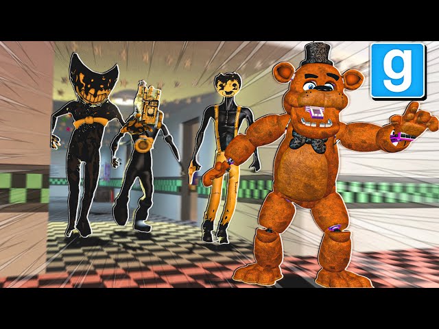 FIVE NIGHTS AT FREDDY'S GMOD: ALL BENDY AND THE INK MACHINE NEXTBOTS VS FAZBEAR ULTIMATE NEXTBOTS!