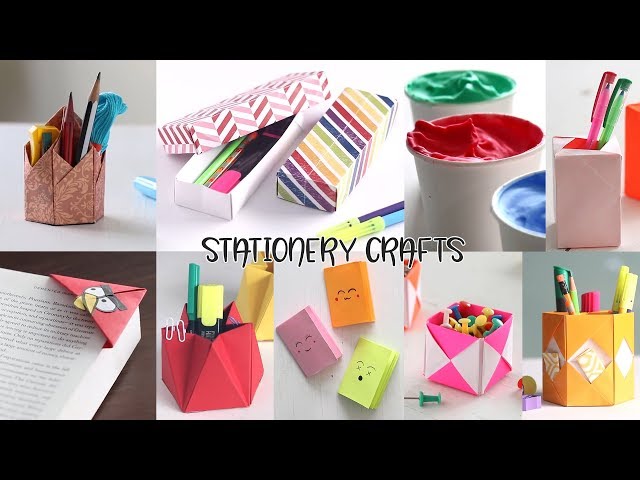 10 Back To School Stationery Crafts | DIY Back to School