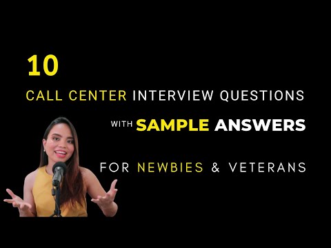 Call Center Job Interview Questions