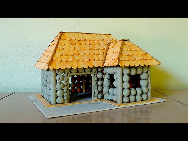 Miniature Clay House | How To Make Stone House