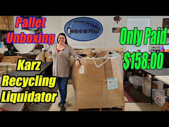 Karz Recycling Pallet Unboxing -General Merchandise, Household & Returns - Online Reselling