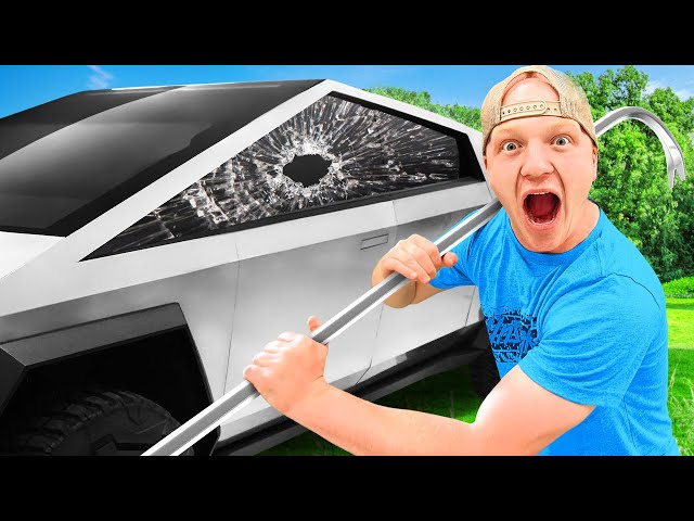 I Bought A CYBERTRUCK And DESTROYED It!