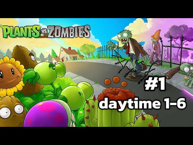 My FIRST time PLAYING PvZ EVER! (Episode 1)