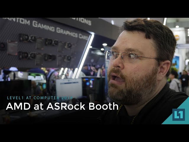 Computex 2018: AMD @ the ASRock Booth -- Custom GPUs, new B450 motherboards and Mining Gear w/ethOS