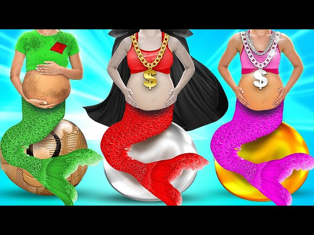 Pregnant Mermaid vs Pregnant Vampire | Awesome Nanny, Funny Situations & Parenting Hacks by TeenVee