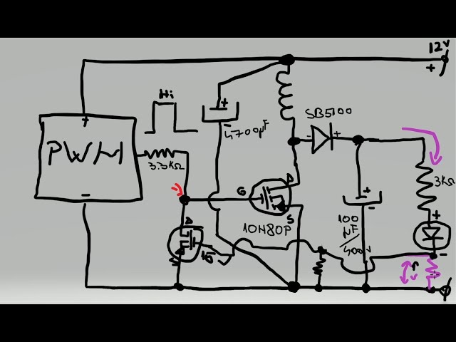 Constant Current boost converter - Lesson 32 Learning electronics with Diana