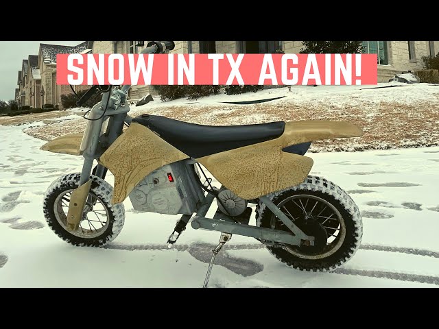 Snow and 20 Degree Temp in Texas Again!