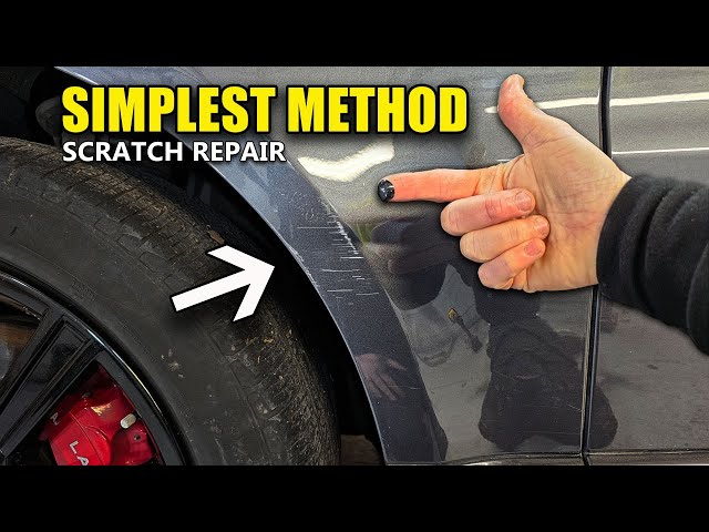 EASIEST way to repair car scratches at home! inc. Metallics! Using a cordless drill! Save Money!