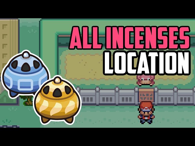 Where to Find All Incenses - Pokémon FireRed & LeafGreen