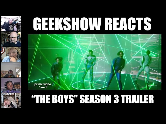Geekshow Reacts: "The Boys" Season 3 Trailer Reaction Video