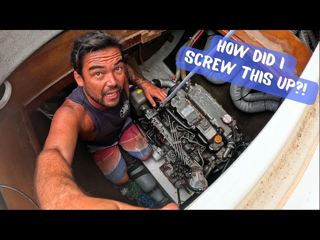SAILDRIVE REPLACEMENT: Boat reverses in forward gear ... 🤦‍♂️ (Episode 259)